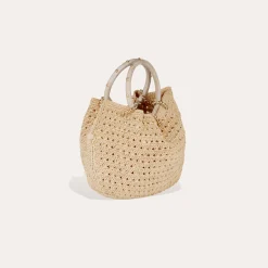 Sac bourse Canoubiers raphia