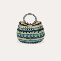 Sac Bourse Picot raphia
