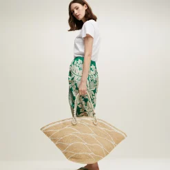 Sac panier Les Salins raphia