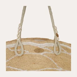 Sac panier Les Salins raphia