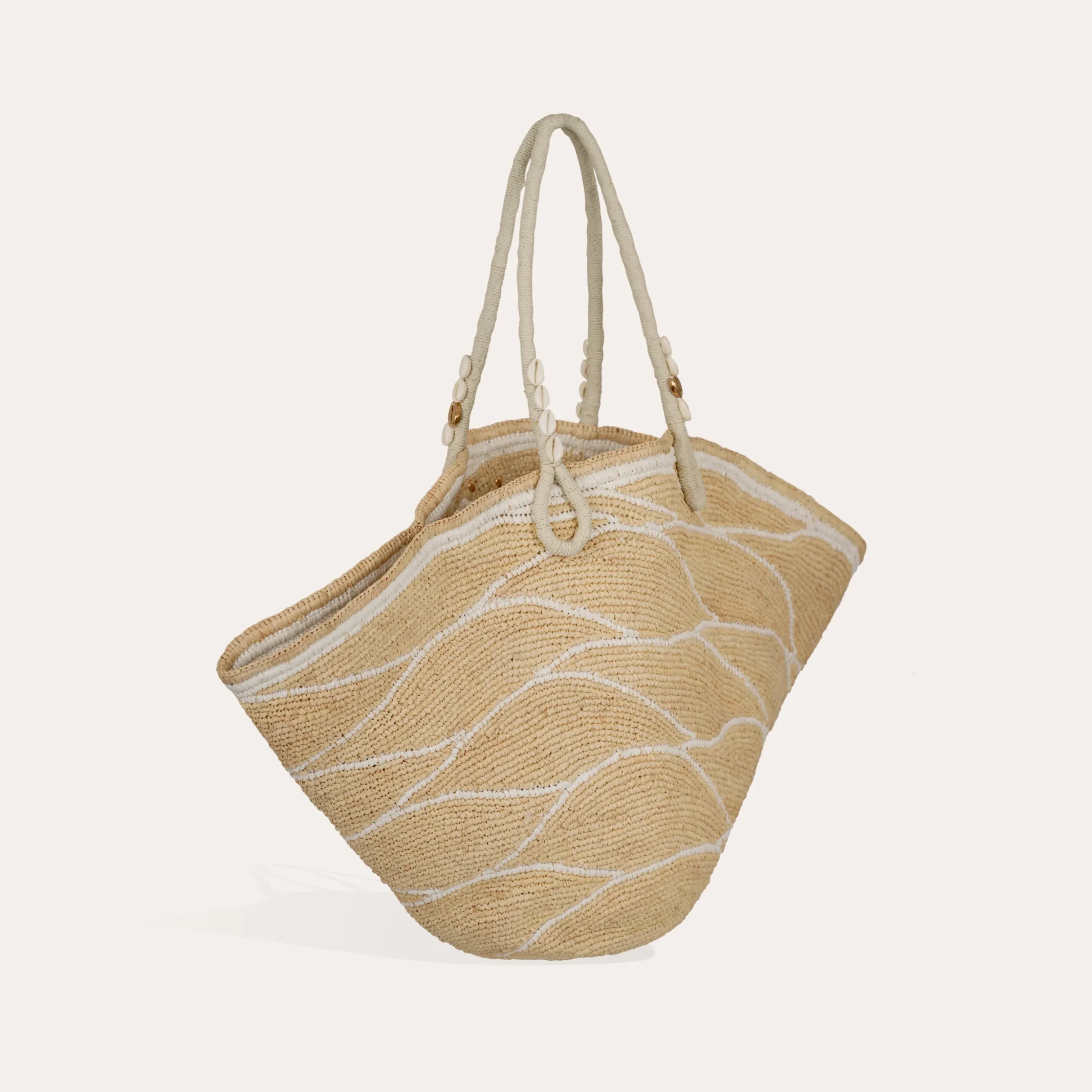Sac panier Les Salins raphia