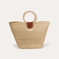 Sac panier Ponche raphia