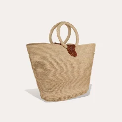Sac panier Ponche raphia