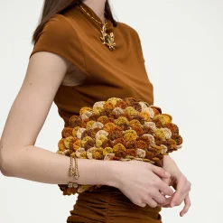 Sac pochette Sun Sirena raphia