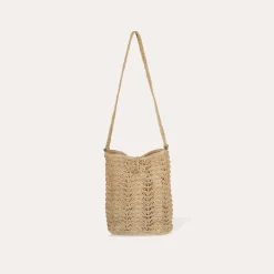 Sac seau Les Palmiers raphia